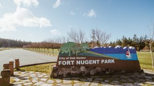 Fort Nugent Park Sign, Park, Oak Harbor, Whidbey Island