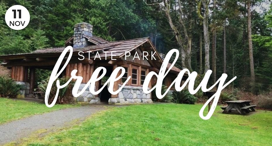 FREE state Parks, November 11, Washington state parks, explore whidbey, pnw, adventure, things to do on whidbey