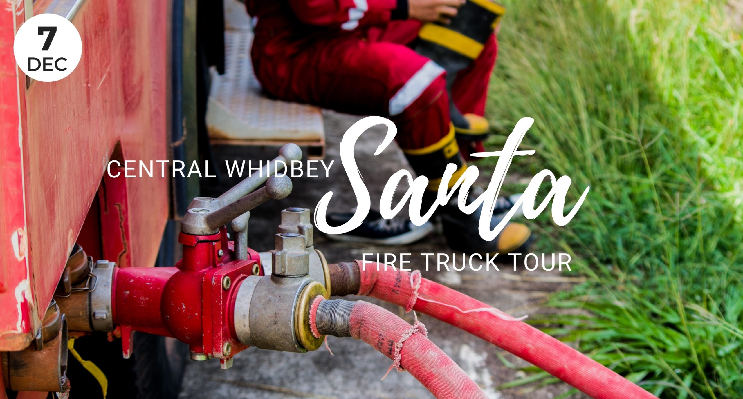 Central Whidbey Santa Fire Truck