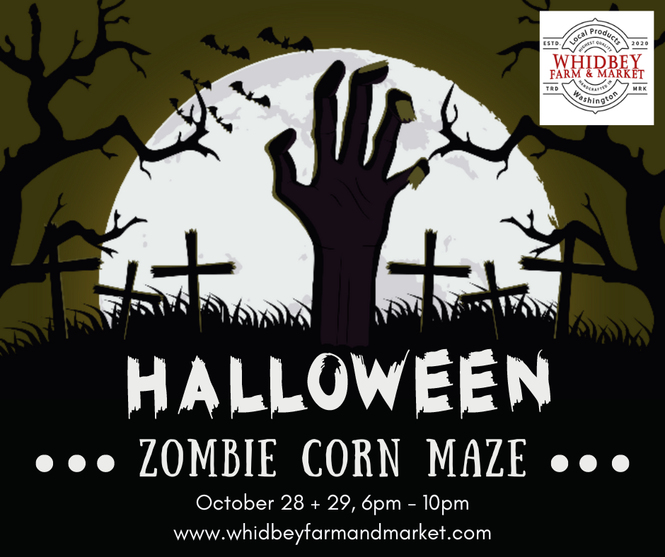 Halloween Zombie Corn Maze Whidbey Island