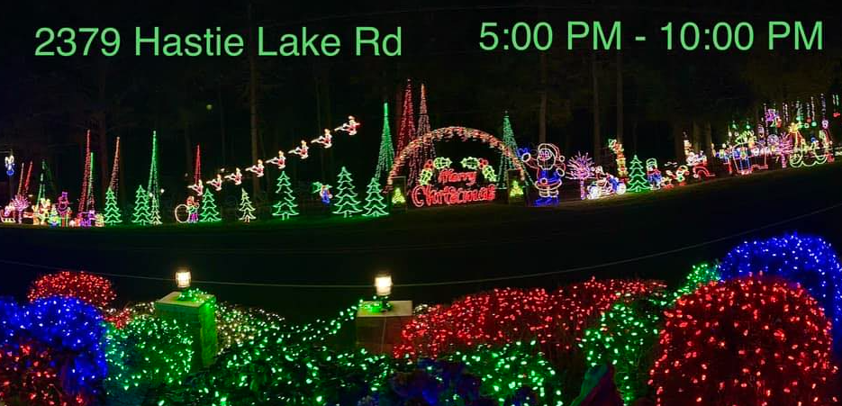The Hastie Lake Christmas House
