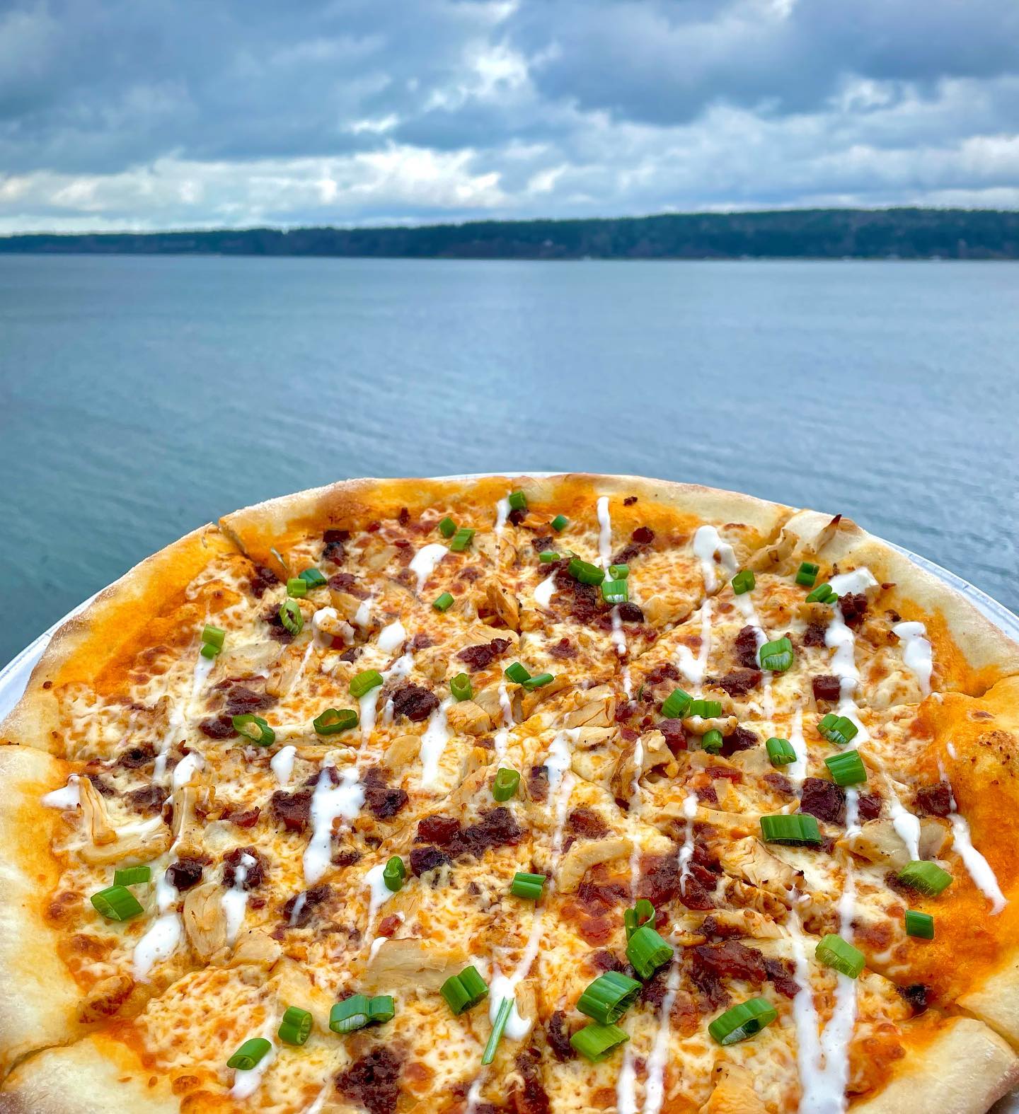 Village Pizza on the water
