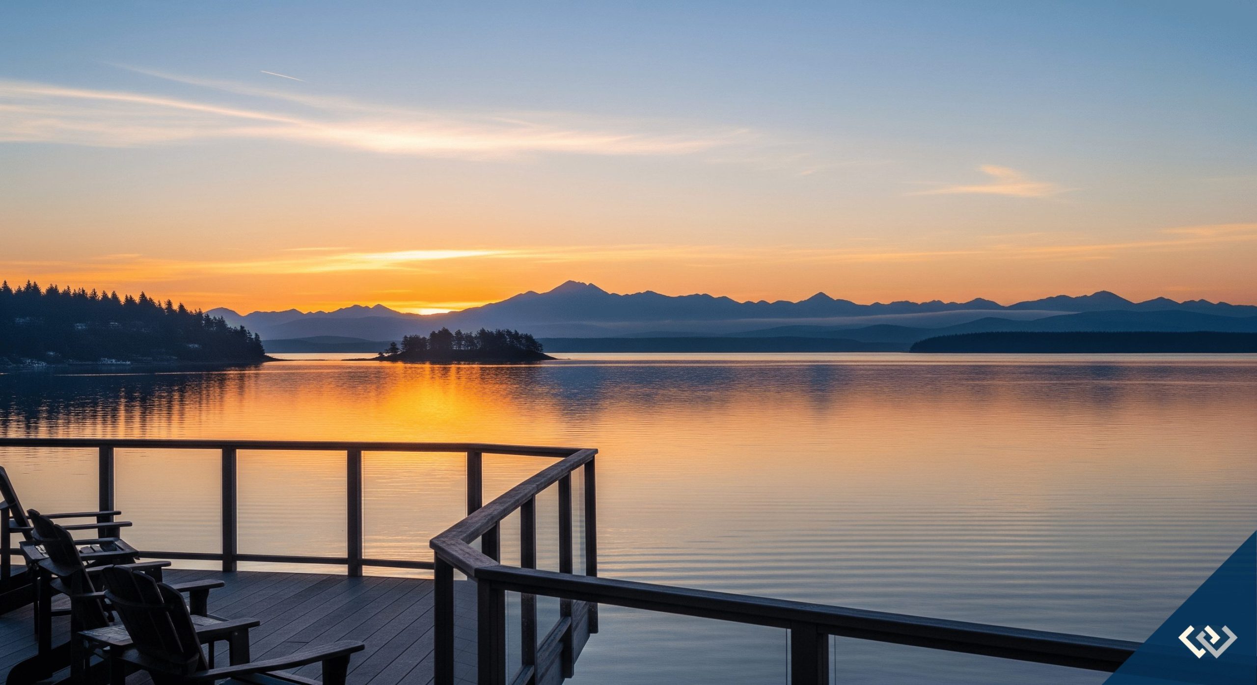 east facing sunset whidbey island