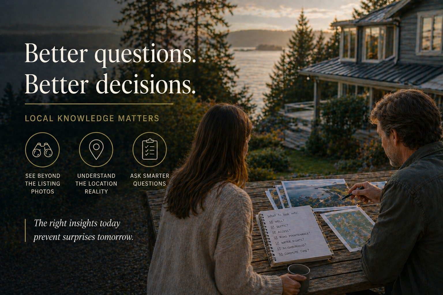 Practical buyer checklist themed image supporting due diligence and local expertise guidance