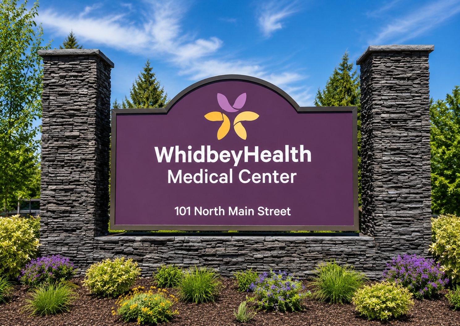 Calm Whidbey Island community medical center concept representing local hospital and emergency care access